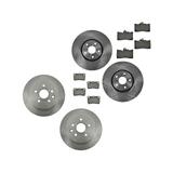 2008-2011 Lexus GS460 Front and Rear Brake Pad and Rotor Kit - DIY Solutions