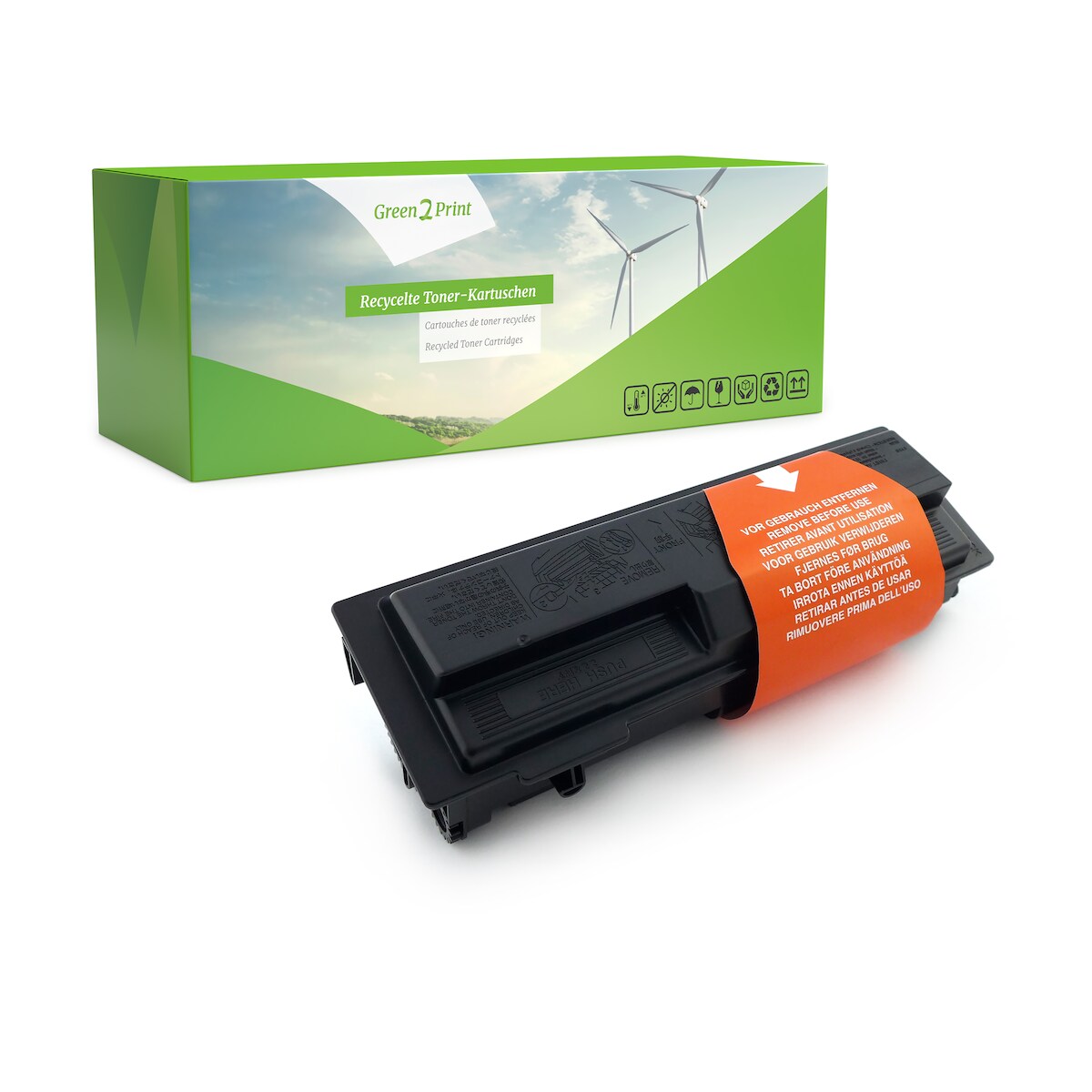 Green2Print Hochleistungstoner schwarz ersetzt Kyocera TK-110, 1T02FV0DE0 passend für Kyocera FS1016MFP, FS1016MFP/KL3, FS1116MFP, FS1116MFP/KL3, FS72 Image