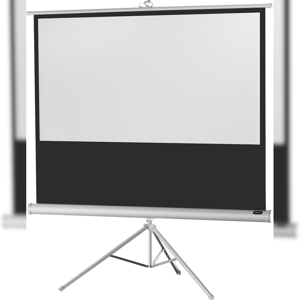 celexon Stativleinwand Economy 184 x 104 cm - White Edition Image