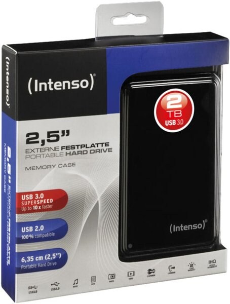 Intenso Portable Festplatte 2,5" schwarz, Speicherkapazität 2 TB Image