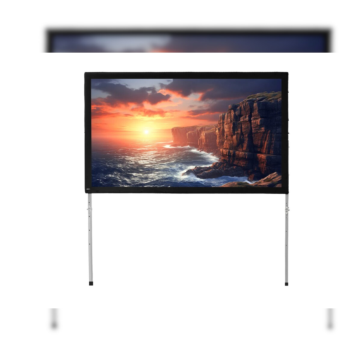 celexon Faltrahmen Leinwand Mobil Expert 244 x 137cm, Rückprojektion Image