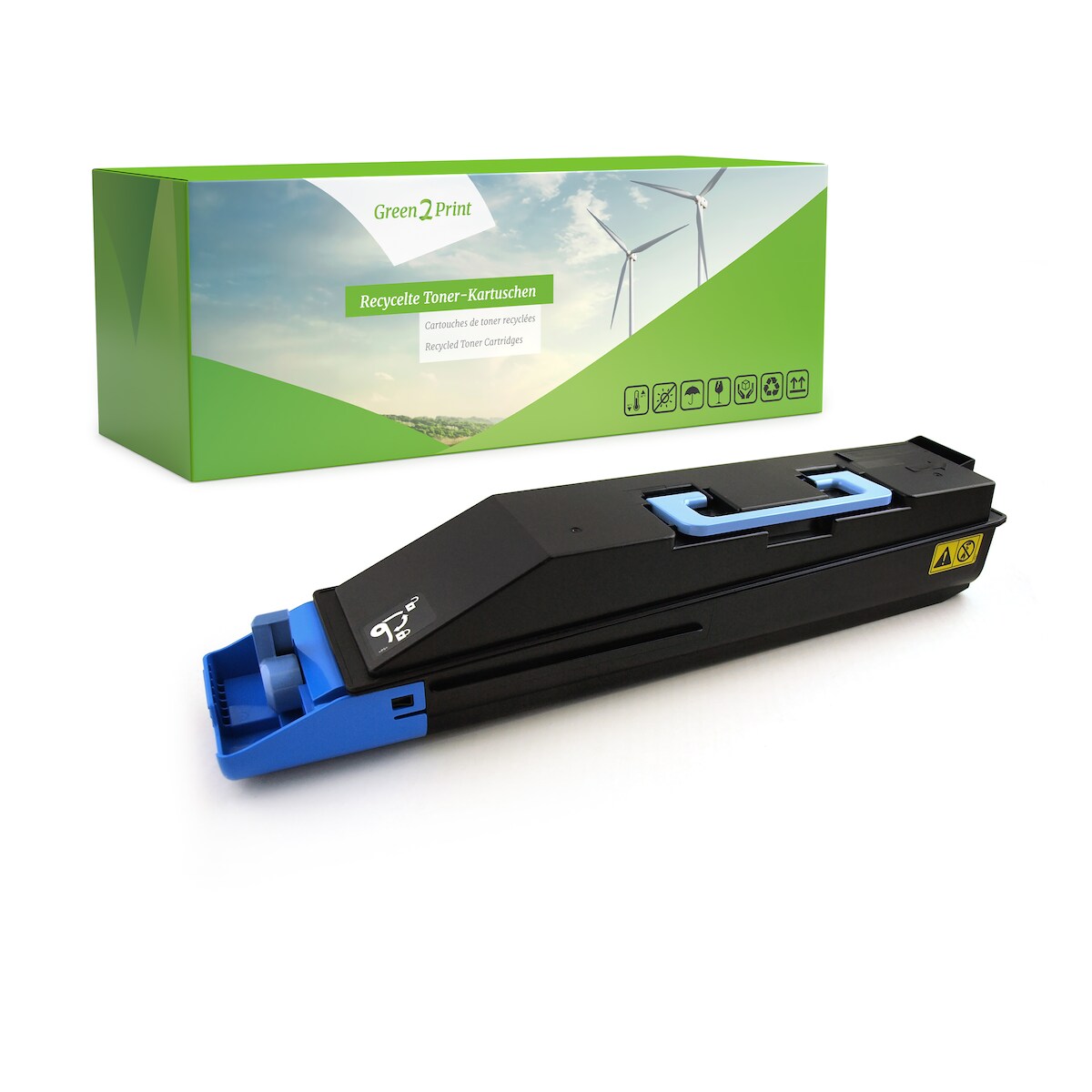 Green2Print Toner cyan ersetzt Kyocera TK-865C, 1T02JZCEU0 passend für Kyocera TASKalfa 250CI, 300CI Image