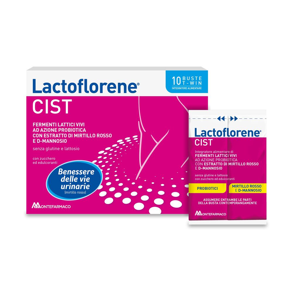 Lactoflorene® Cist 10 Bustine Per il benessere delle vie urinarie pz B