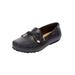 Extra Wide Width Women's The Ridley Slip On Flat by Comfortview in Black (Size 10 1/2 WW)