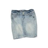 Wallflower Denim Shorts: Blue Bottoms - Kids Girl's Size 2 - Light Wash
