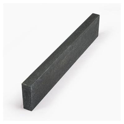 Seltra Natursteine Rasenkanten SANOKU® ELEGANCE satiniert Basalt anthrazit-schwarz, 8x25x50 cm