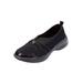 Extra Wide Width Women's CV Sport Greer Slip On Sneaker by Comfortview in Black (Size 7 1/2 WW)