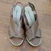 American Eagle Outfitters Shoes | American Eagle Brown Platform Heels Sz 8 | Color: Brown/Tan | Size: 8