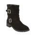 Wide Width Women's The Madi Boot by Comfortview in Black (Size 9 1/2 W)