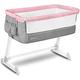 Lionelo Theo 2-in-1 Travel Cot Pink from Birth to 9 kg