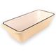 Enameled Cast Iron Bread & Loaf Tin, Oven Dish, Baking Mould Pan for Loaves, Breads, Cakes - Suitable for All Heat Sources and Dishwasher Safe for Optimal Baking and Cooking Experience (Creme)