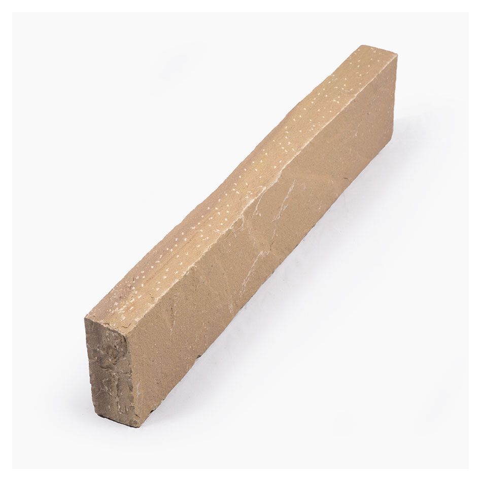 Seltra Natursteine Rasenkanten MANDRA Sandstein gelb-hellbeige, 6-8x20x100 cm Image