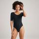 Skiny Ballett-Body, 36 - Schwarz, Damen, aus Baumwolle