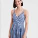 American Eagle Outfitters Dresses | Ae Blue Romper! Size 6! | Color: Blue/White | Size: 6