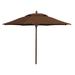 Darby Home Co Sanders 9' Market Umbrella Metal in Brown | Wayfair DBHM7779 42916777