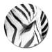 Eye of the Zebra by DecorumBY - Unframed Photograph Metal in White | 36 H x 36 W x 1.5 D in | Wayfair Photography Art- "Eye of the Zebra" AL CR36D