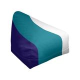 East Urban Home Charlotte Standard Bean Bag Chair Polyester/Fade Resistant in Blue | 27 H x 27 W x 30 D in | Wayfair