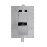 LACAVA Kubista Built-in Thermostatic Valve in Gray | 7.25 H x 5.13 W x 20 D in | Wayfair 14TH1.L.S-NI