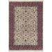 Red 3' x 5' Area Rug - American Home Rug Co. Signature Traditional Hand Knotted Ivory/Burgundy Rug | Wayfair M002IY/BR3X5