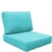 River Brook Indoor/Outdoor 2 Piece Replacement Cushion Set Acrylic in Green/Blue/Brown kathy ireland Homes & Gardens by TK Classics | Wayfair