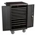 Learniture Structure Series 24-Compartment Tablet Charging Cart Metal in Black | 40 H x 24.75 W x 20.5 D in | Wayfair LNT-NOR1007BK-SO