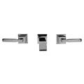 LACAVA Kubista Wall Mounted Bathroom Faucet, Ceramic in Gray | 2 H in | Wayfair 1424L-CR