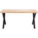 National Public Seating Rectangular Conference Table Wood/Metal in Black | 30 H x 72 W x 30 D in | Wayfair CLT3072D2BB