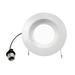 NICOR Lighting 7.38" Dimmable LED Flush Mount in White | 3.25 H x 7.38 W x 7.38 D in | Wayfair DCR561081202KWHBF