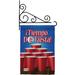 Breeze Decor ¡Tiempo De Fiesta Impressions Decorative Garden 2-Sided Polyester 19 x 13 in. Flag Set in Blue/Red | 18.5 H x 13 W x 1 D in | Wayfair