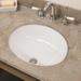 Transolid Madison White Vitreous China Oval Undermount Bathroom Sink | 19 H x 19 W x 15.875 D in | Wayfair TL-1530-01