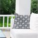 Red Barrel Studio® Sweetheart Neutral Outdoor Square Pillow Cover & Insert Polyester/Polyfill blend in Blue | 20 H x 20 W x 4 D in | Wayfair