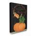 The Holiday Aisle® 'Reasons to Be Thankful Pumpkin Fall Autumn Seasonal' by Stephanie Workman Marrott - Graphic Art Print Canvas in White | Wayfair