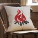 Loon Peak® Oswalt Campfire Canada Lifestyle Throw Pillow Polyester/Polyfill blend | 18 H x 18 W in | Wayfair A898B730166449D0920920C3EF333228