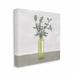 August Grove® 'Plant in Vase Neutral Gray Design' by Ziwei Li - Graphic Art Print Canvas in White | 36 H x 36 W x 1.5 D in | Wayfair