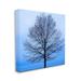 Winston Porter 'Winter Tree Sky Landscape' by James McLoughlin - Photograph Print Canvas in Blue | 30 H x 30 W x 1.5 D in | Wayfair