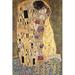 Vault W Artwork The Kiss by Gustav Klimt - Print on Paper Paper | 60 H x 39 W x 0.125 D in | Wayfair A59A483335C34522AC2AA155CF39617C