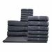 Latitude Run® Apolo Rice Effect 16 Piece Turkish Cotton Towel Set Terry Cloth/Turkish Cotton in Gray | Wayfair 16C8E72F8A8B42DE9EF18CF63D43E87F