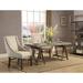 Immingham Wingback Arm Chair Wood/Upholstered in Brown/Gray Laurel Foundry Modern Farmhouse® | 39 H x 23 W x 28 D in | Wayfair