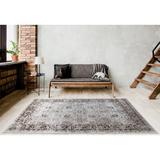 White 58 x 0.35 in Area Rug - World Menagerie Bessoir Oriental Brown/Beige Area Rug Polyester | 58 W x 0.35 D in | Wayfair