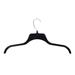 Rebrilliant Karr Recycled Heavy Duty Plastic Non-Slip Hanger for Dress/Shirt/Sweater Plastic in Black | 9 H x 17 W in | Wayfair