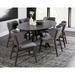 Langley Street® Everleigh 7 - Piece Dining Set Wood in Gray | 29.5 H in | Wayfair B1CBF8F8EB134105946DDB7A2BCA7325