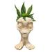 HomeStyles Ancient Alien Extraterrestrial Mother "Aurora" Muggly's Statue Planter Resin/Plastic in White | 15 H x 10 W x 10 D in | Wayfair 39015