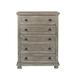 Rosalind Wheeler Shehan 5 Drawer Accent Chest Wood in Brown/Gray | 18 H x 50 W x 36 D in | Wayfair 98760A8B590F4B0D9FD07792D0F09A32