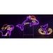 Lori's Lighted D'Lites Animated Jumping Orca w/ Santa Hat Christmas Holiday Lighted Display in Indigo/Red/White | 56 H x 148 W x 0.25 D in | Wayfair