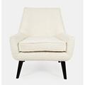 Armchair - Corrigan Studio® Iberia 30.25" Wide Armchair Polyester/Fabric in Black/Brown/White | 34.5 H x 30.25 W x 30.5 D in | Wayfair
