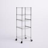 Trinity 56.5" H x 18" W x 18" D Shelving Unit Wire/Metal/Steel in Gray | 56.5 H x 18 W x 18 D in | Wayfair TBFZ-0956