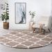 White 62.99 x 1.77 in Area Rug - Etta Avenue™ Jasmyn Performance Tan/Shag Rug Polypropylene | 62.99 W x 1.77 D in | Wayfair