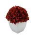 Winston Porter Hydrangea Floral Arrangements in Pot Fabric | 11 H x 10 W x 10 D in | Wayfair DAF3D6EC157949CB989366B6050AE257