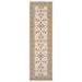 Brown/White 26.77 x 0.23 in Area Rug - Canora Grey Kilgo Oriental Ivory/Gold Area Rug Polyester | 26.77 W x 0.23 D in | Wayfair