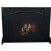 Williston Forge Single Panel Steel Fireplace Screen Steel in Gray | 35 H x 47 W x 1 D in | Wayfair 5FA89BCE324443EB9C8690E2FD6F721D